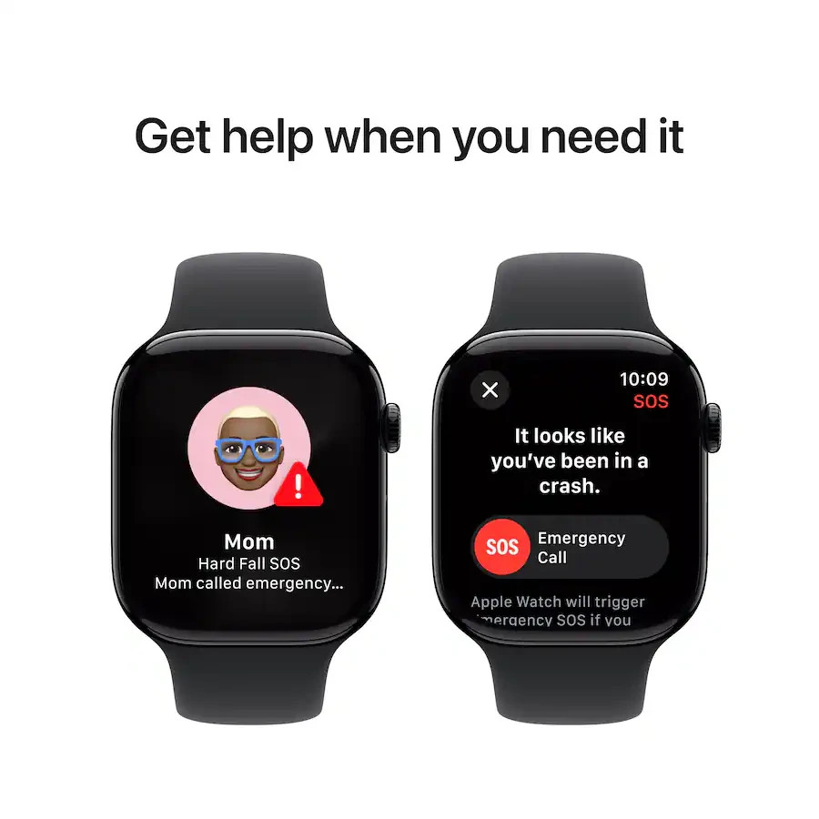 New Apple Watch Series 10 46mm (GPS + Cell) Jet Black w/ Black Sport Band (M/L)