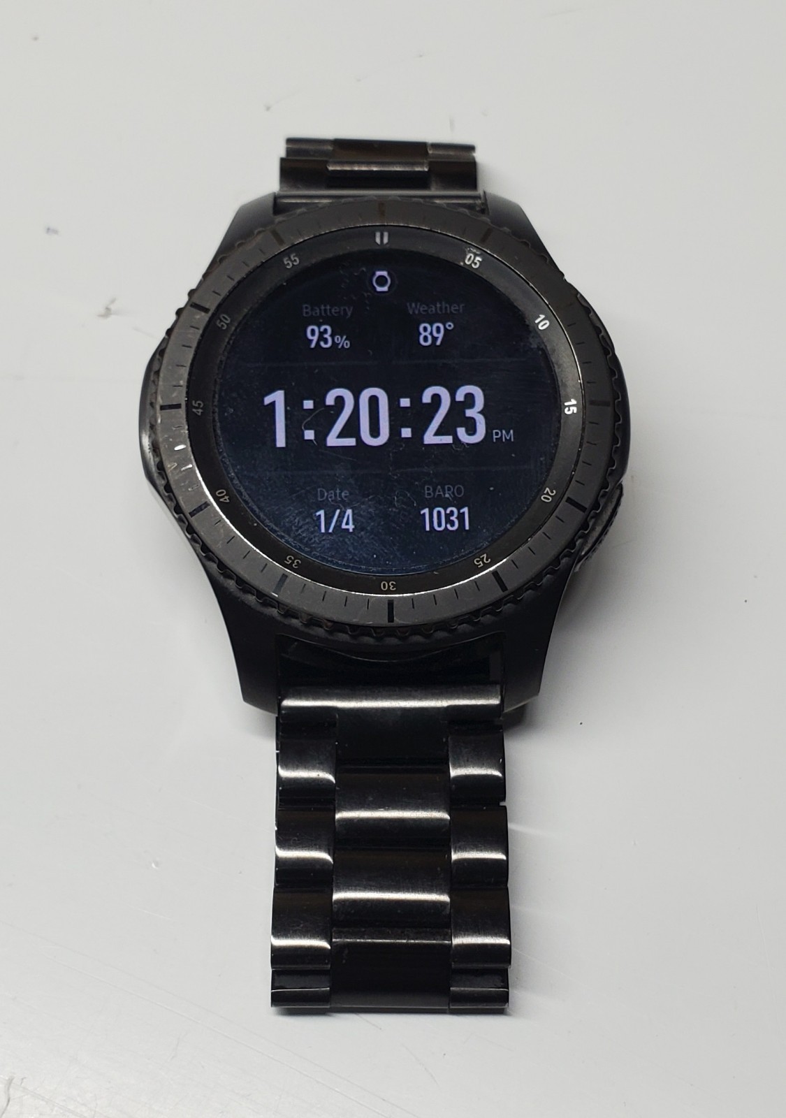 Samsung Gear S3 Frontier Smart Watch 46mm Black 316L Watch Only