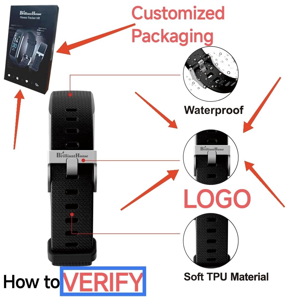 Fitness Tracker with Heart Rate Monitor/Step Counter/Calories, Activity Tracker