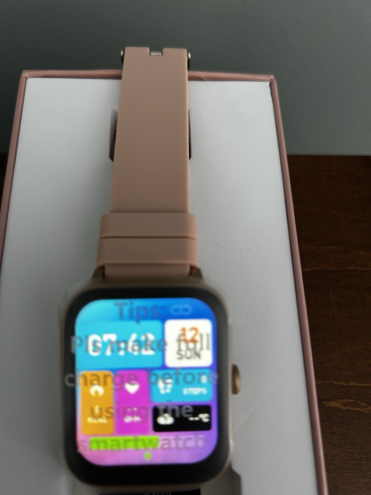 Vivitar Smart Watch 1.83” Touch Screen Waterproof SMRTW30-pink