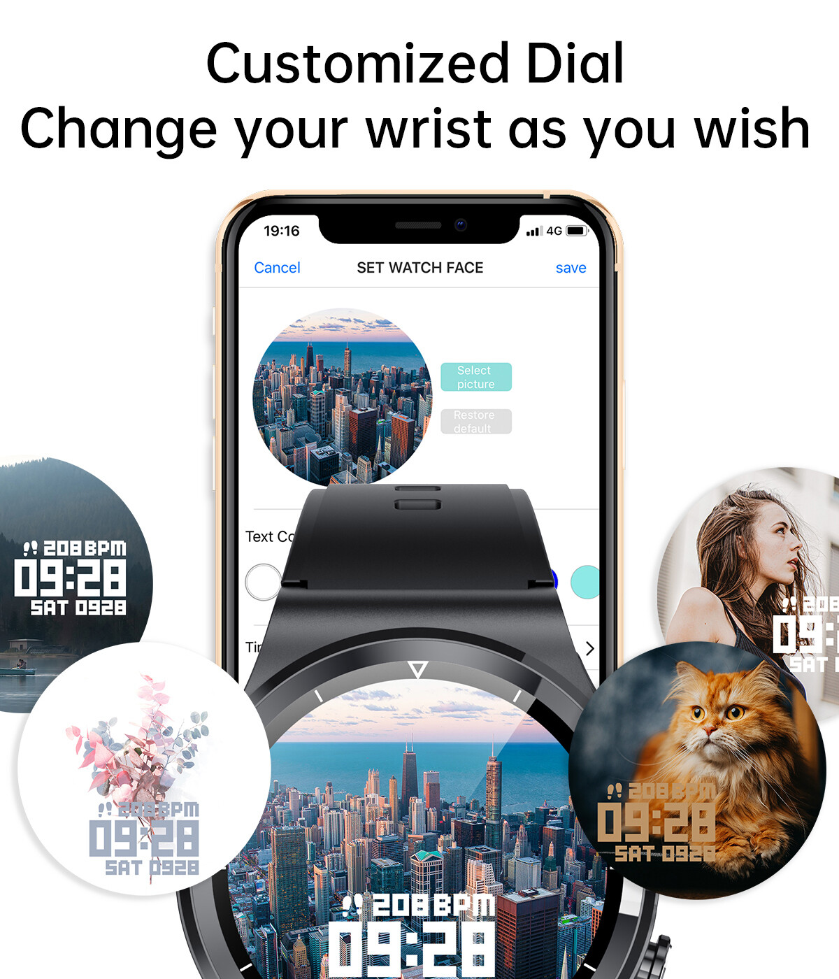 2 In 1 Smart Watch Men Women Luxury Music Watch Bluetooth Headset Watches