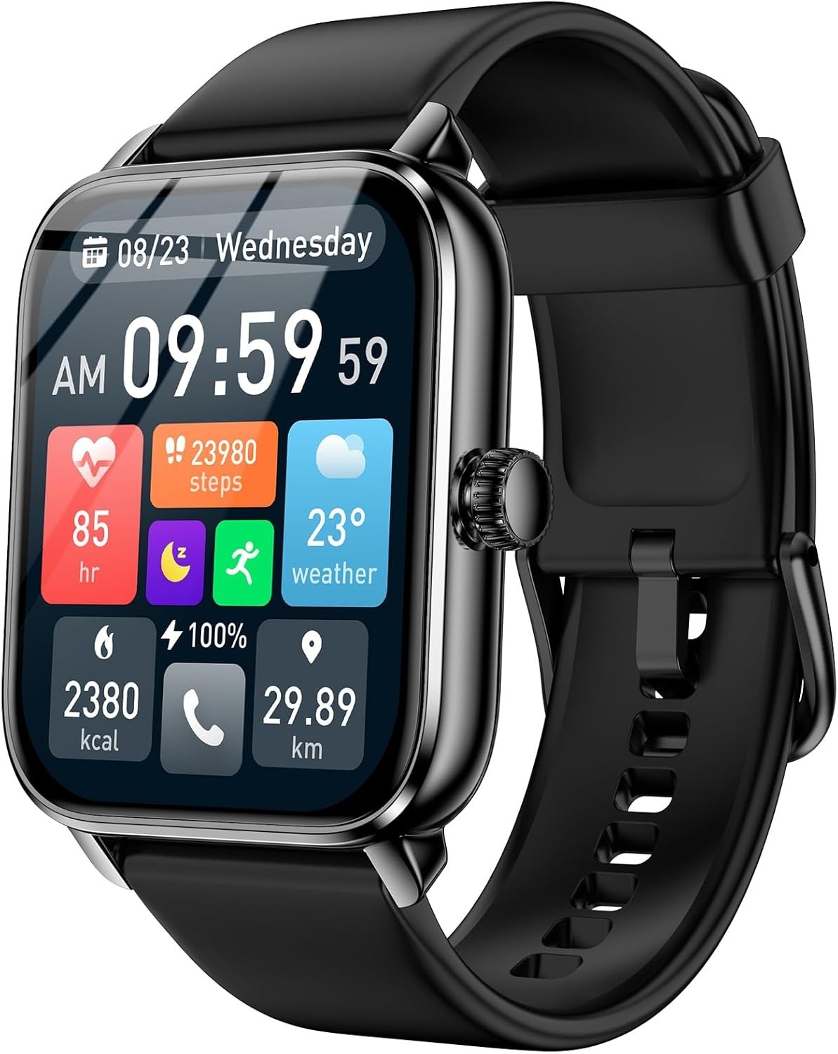 HD Smart Watch Sport Watch For Android iOS Bluetooth Call Touchscreen