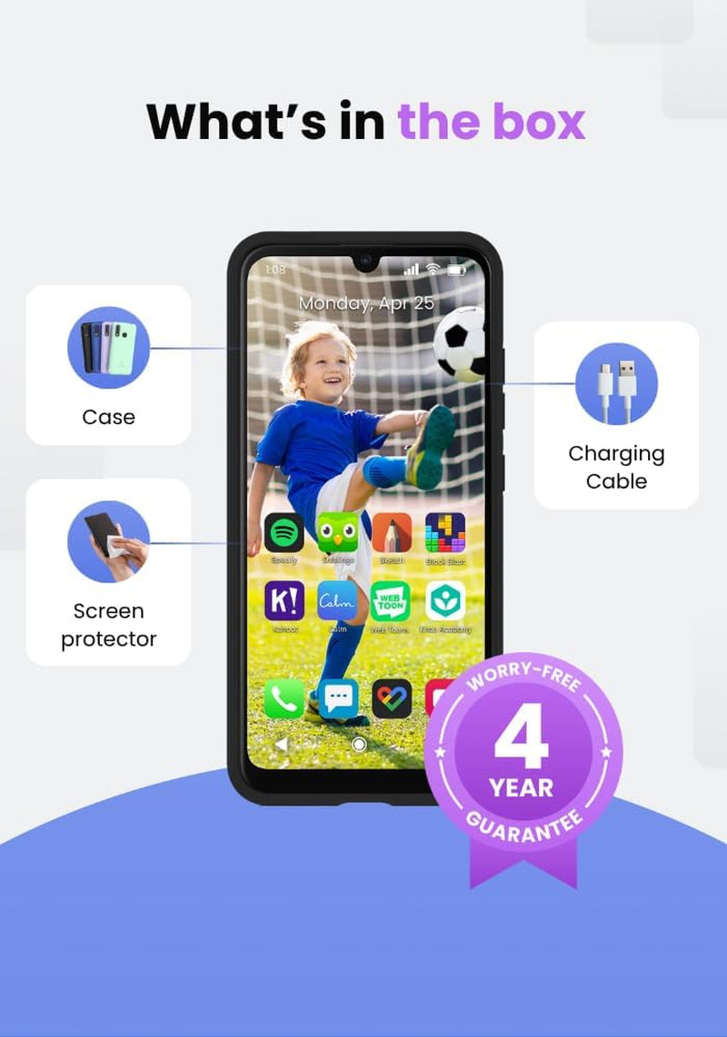 Thrive Kids Smart Phone – Safe Android Phone for Kids & Teens with Parental Cont