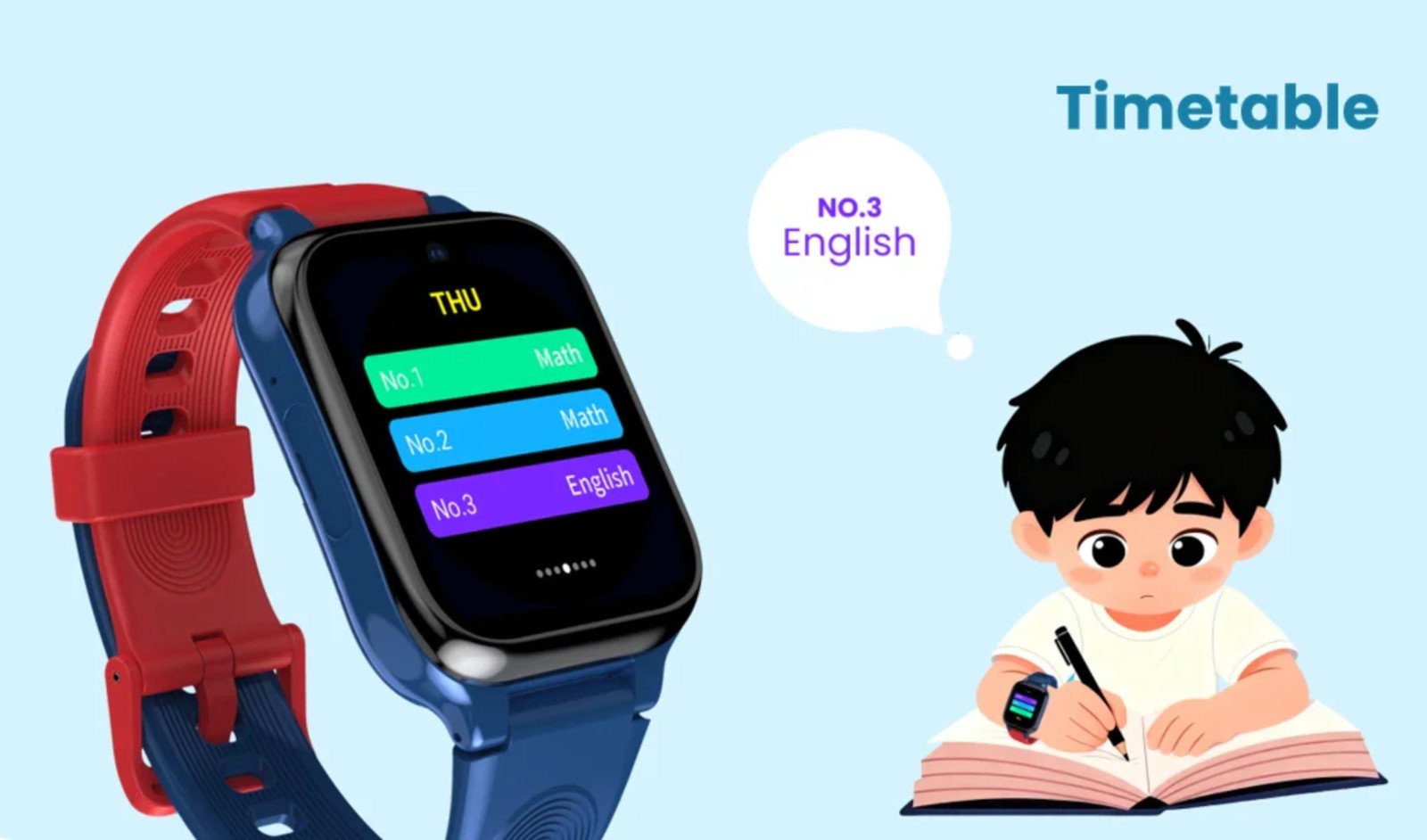 LAGENIO AI Kids Smart Watch K9, 4G, SOS Function, Safety Calling, GPS Position.