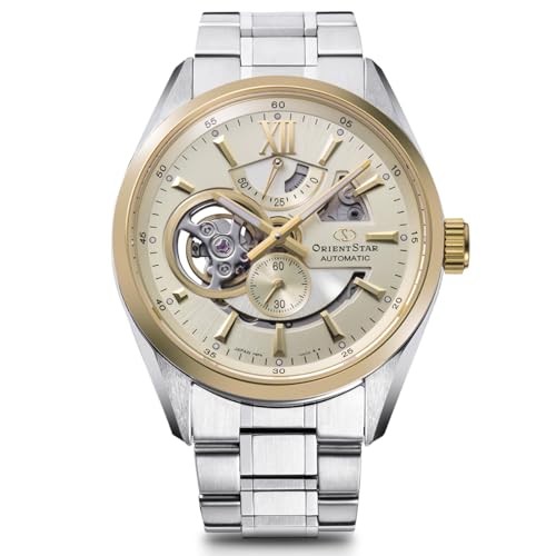 ORIENT STAR Modern Skeleton Watch RK-AV0124G Men’s Champagne Gold NEW