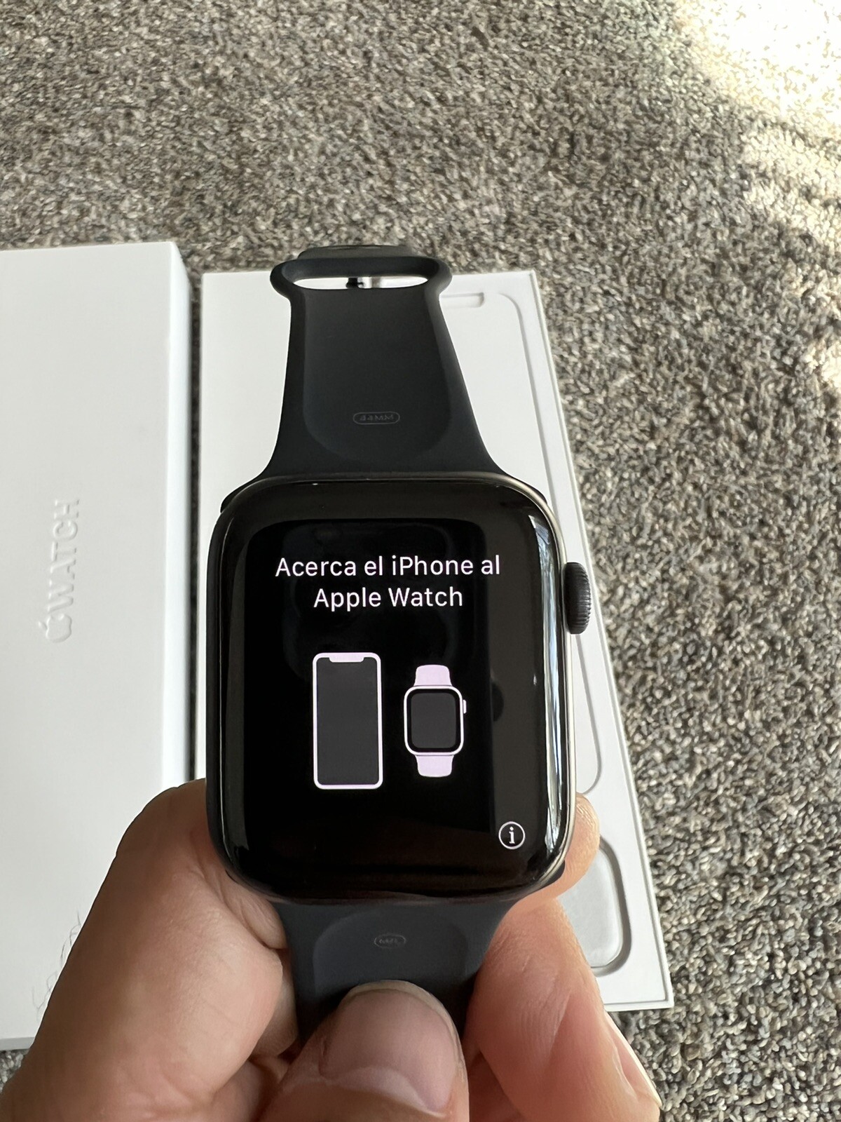 Apple Watch Series 6 44mm Sp Gray Alu Black Band (GPS + Cellular) A2294