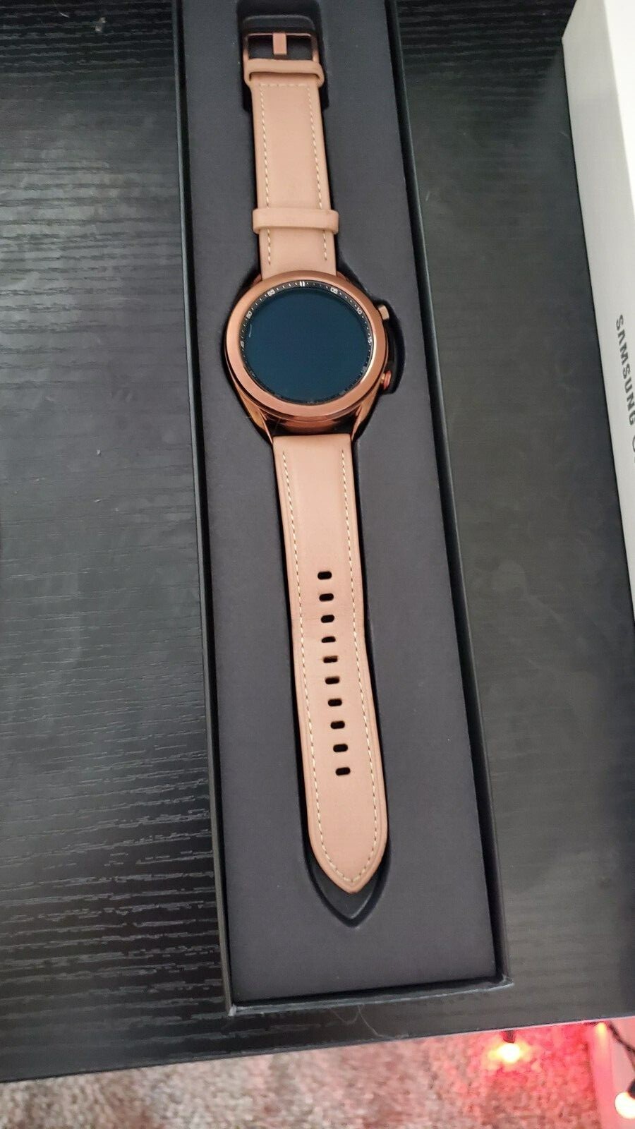 Samsung Galaxy Watch3 SM-R850 41mm Stainless Steel Case with Leather Strap -…