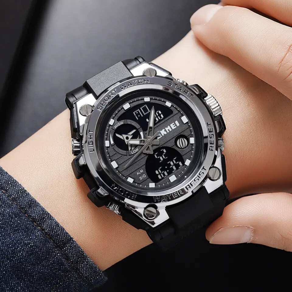 Reloj Para Hombre Mujer Analog-DIGITAL Deportivo Waterproof Resistente Casual