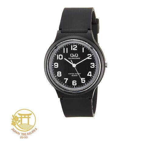 Citizen QQ Analog Solar Watch 10 ATM Water Resistant Urethane Strap No Battery
