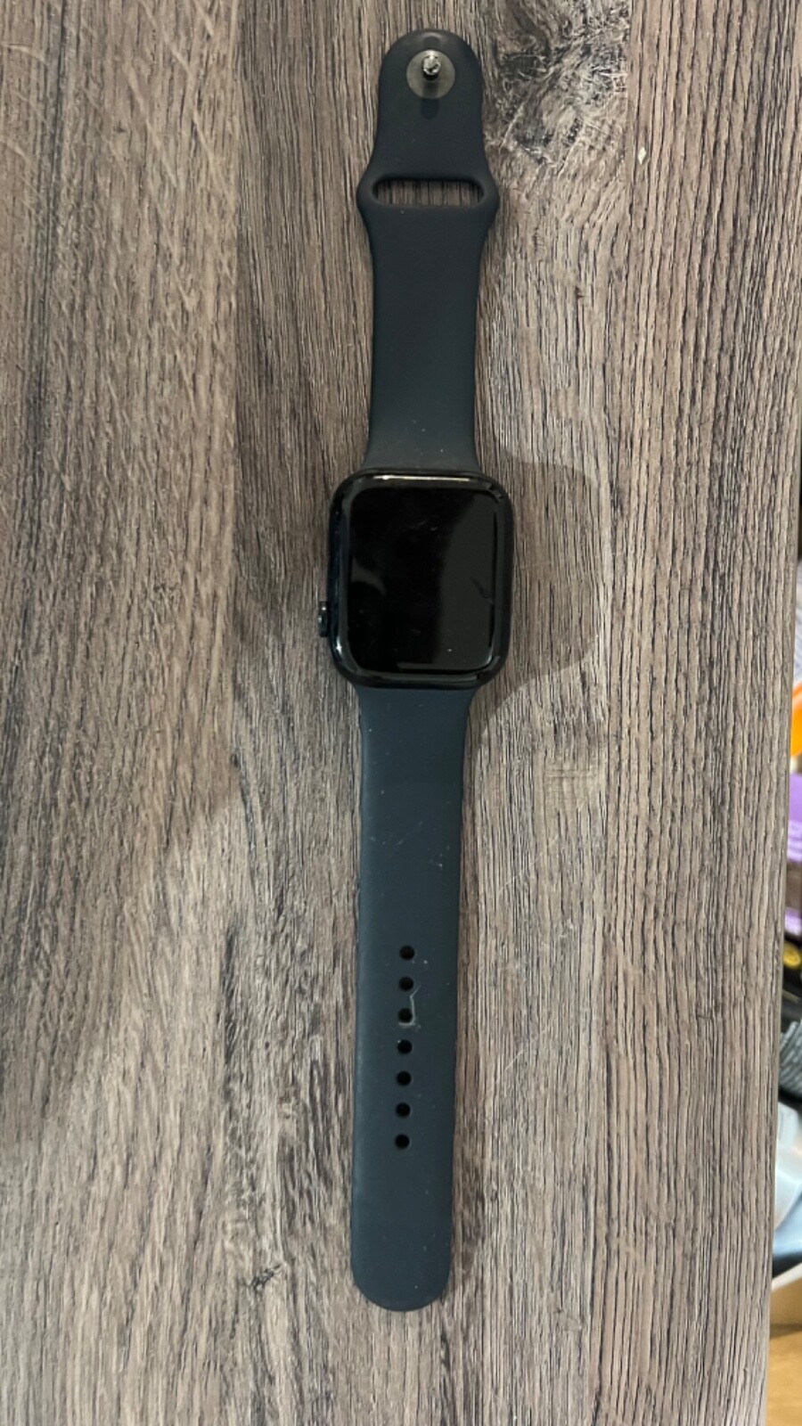 Apple Watch Series 8 45mm Midnight Aluminum Case with Sport Band, M/L (GPS +…
