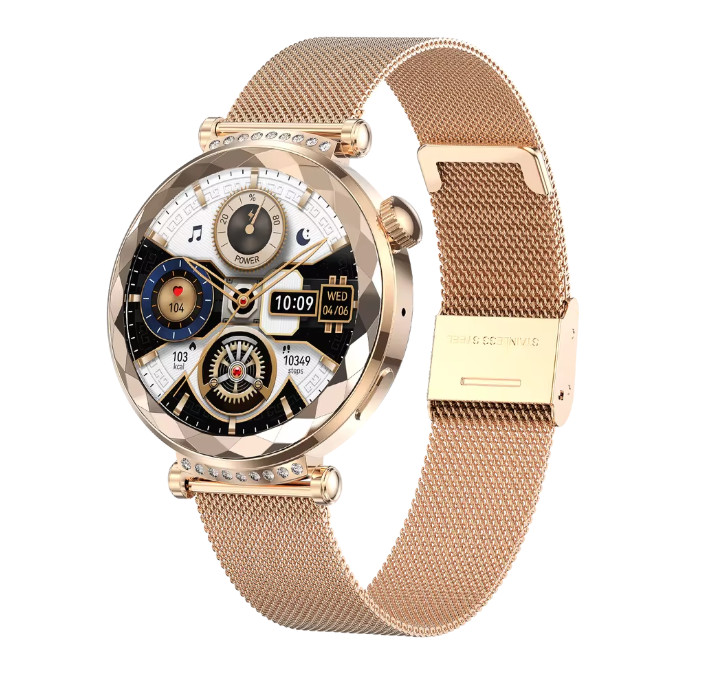 Valdus VL66 Pro Smartwatch – Multi-SportRose Gold Fitness TrackerBluetooth