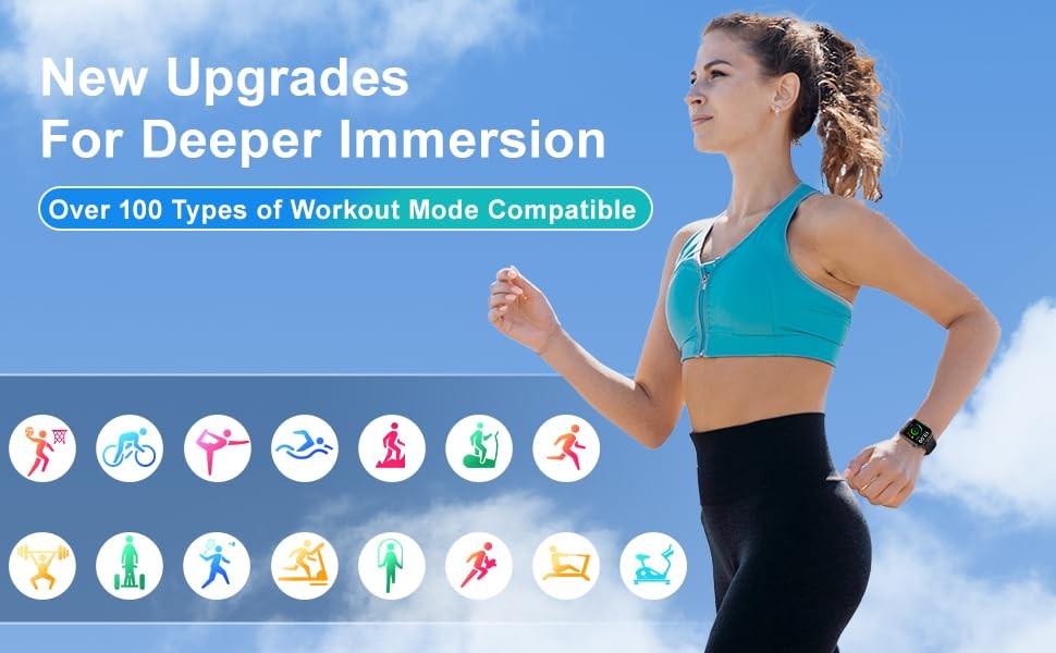 Reloj Inteligente Pulsera Impermeable Bluetooth Para Android y iOS iPhone 2026