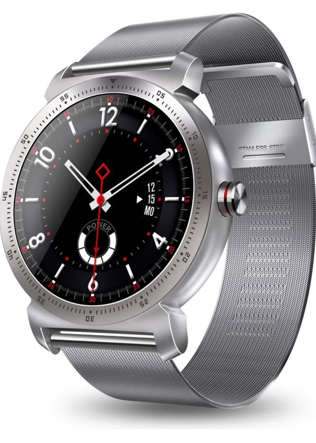 K88H Smart Watch 1.22 Inch IPS Round Screen, Android 4.4and up; iOS 7.7 and up.