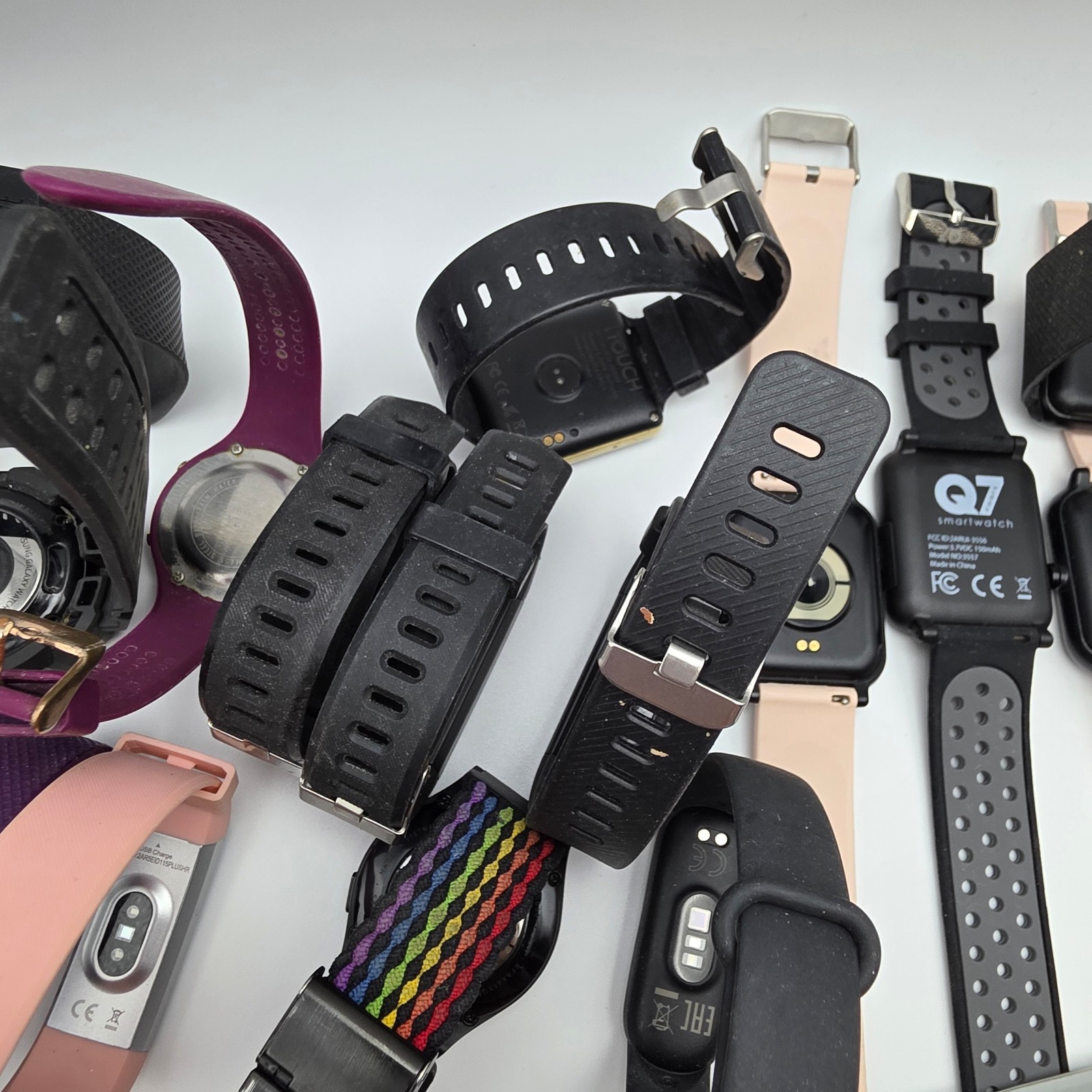 Smart Watch Lot Parts Repair Untested Fitness Tracker 2 lb Mixed Models