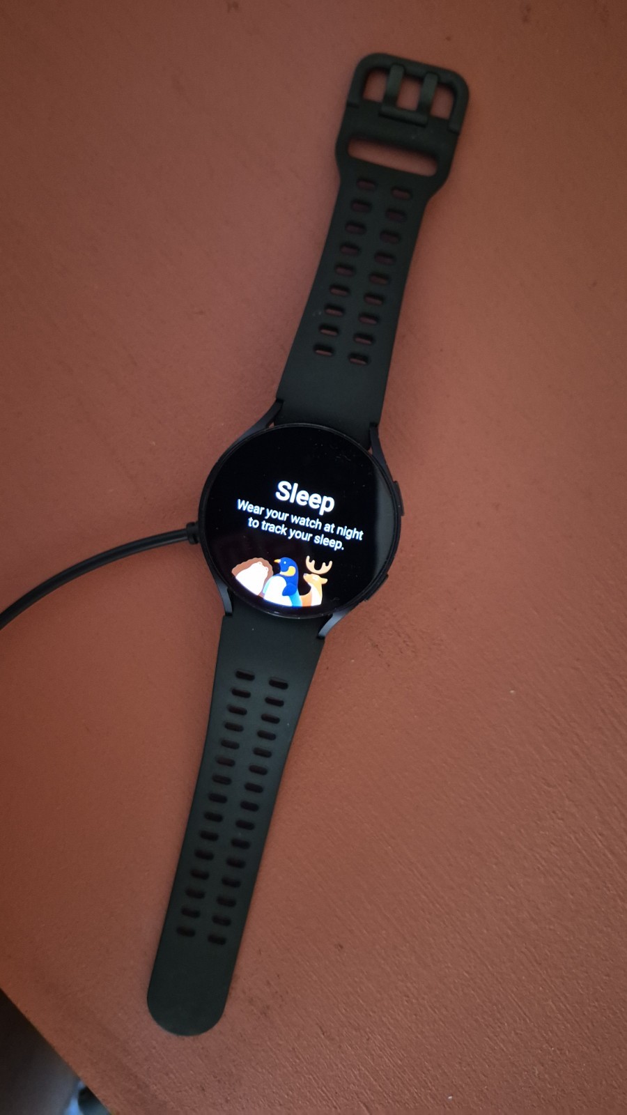 samsung galaxy watch 6 44mm with Sport band, clear protective case, 2 chargers