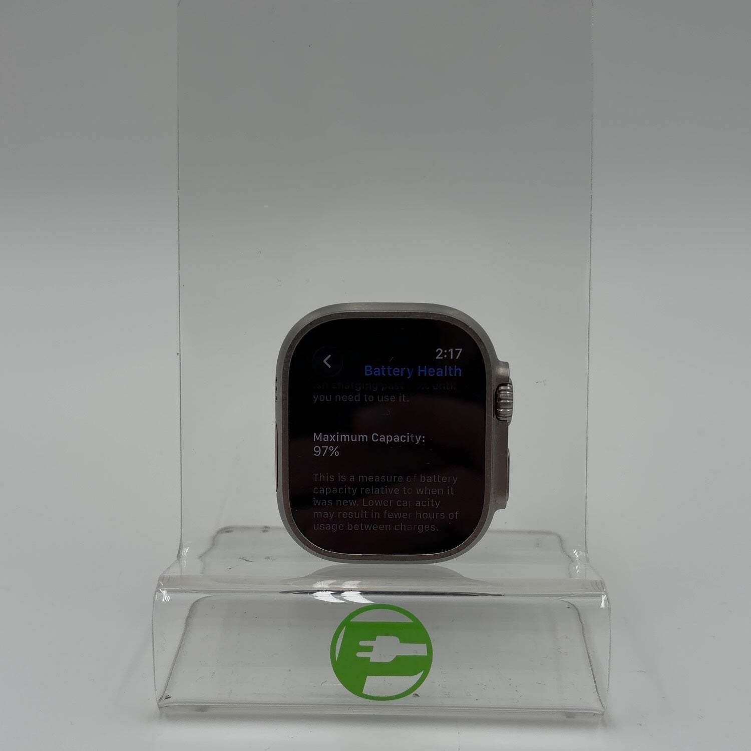 Unlocked Apple Watch Ultra 2 49MM Silver Titanium MREP3LL/A Face Only
