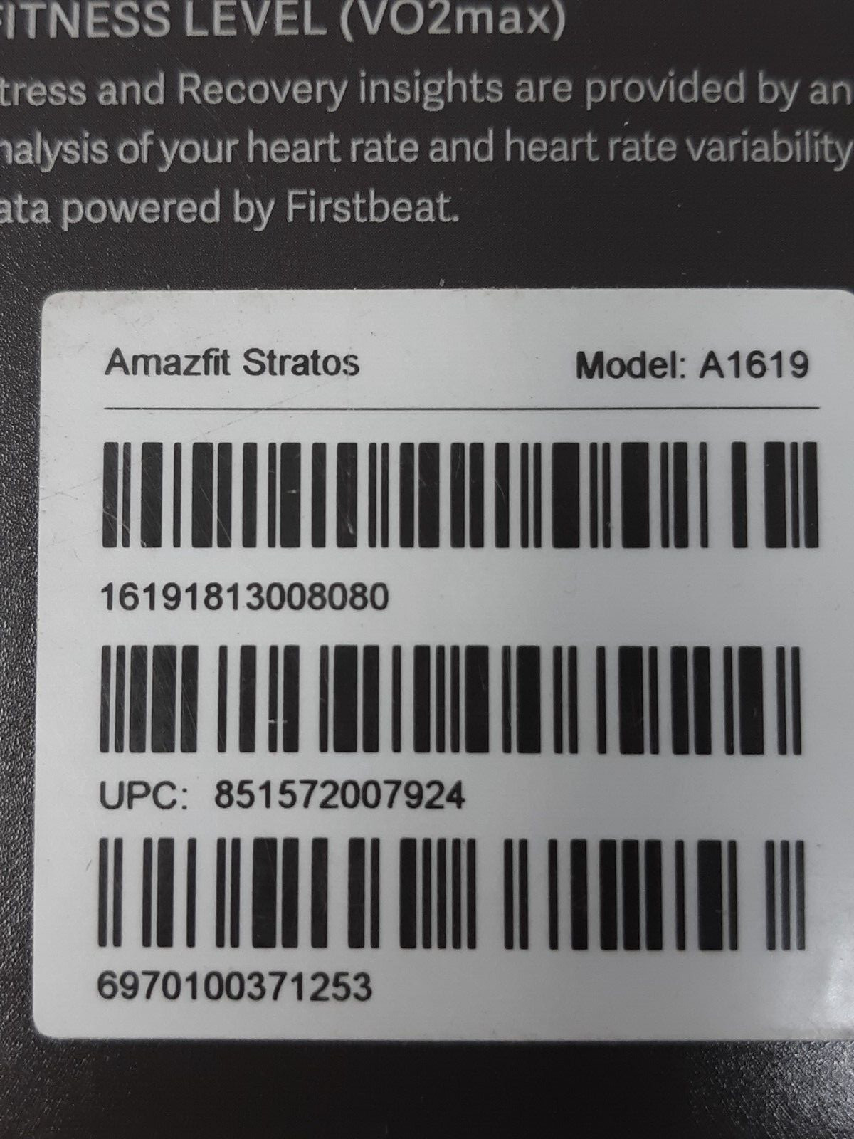 Amazfit Stratos Smartwatch A1619