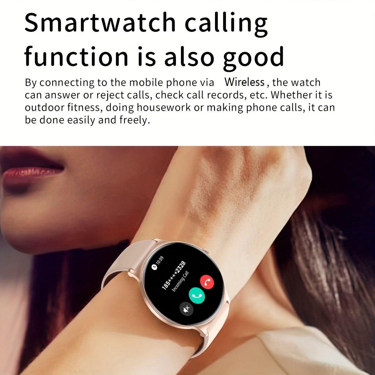 1.42″ Smartwatch HD Full Touch Bluetooth Watch Fitness Tracker Gym Fitness Gift