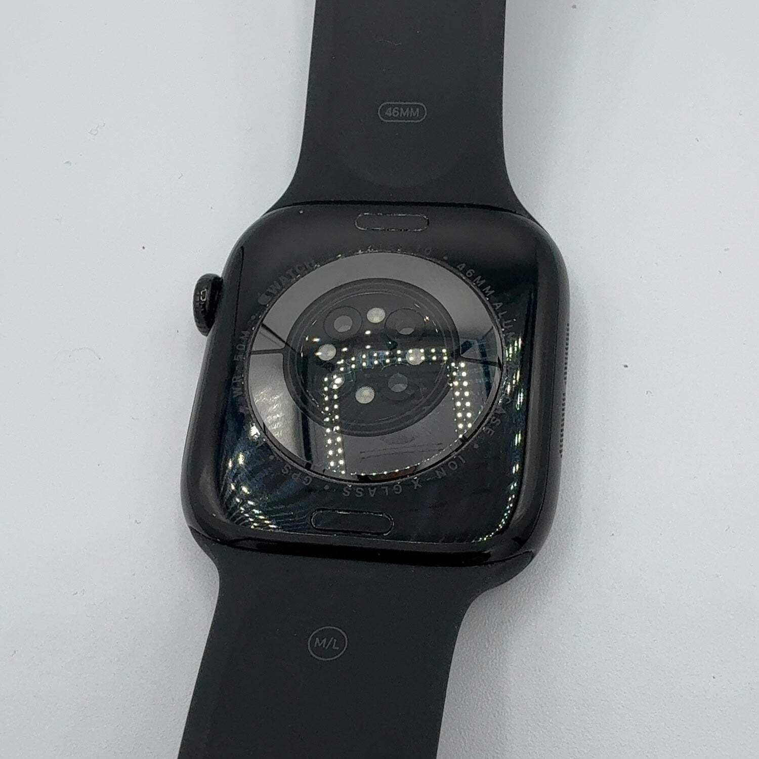 Unlocked Apple Watch Series 10 46MM Aluminum Black Watch Band 100% Battery