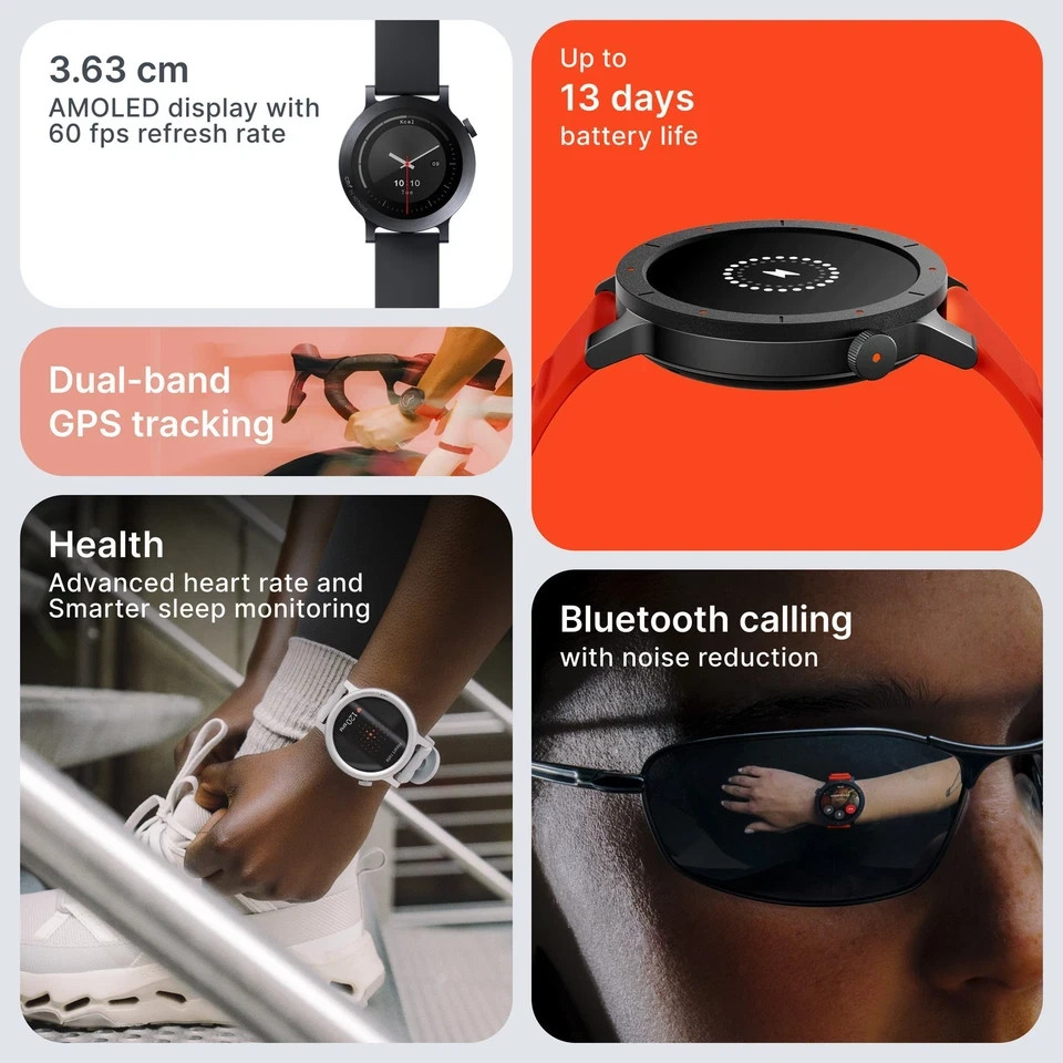 CMF by Nothing Watch 3 Pro | 1.43 AMOLED | 13 Day Battery | Dual-band GPS
