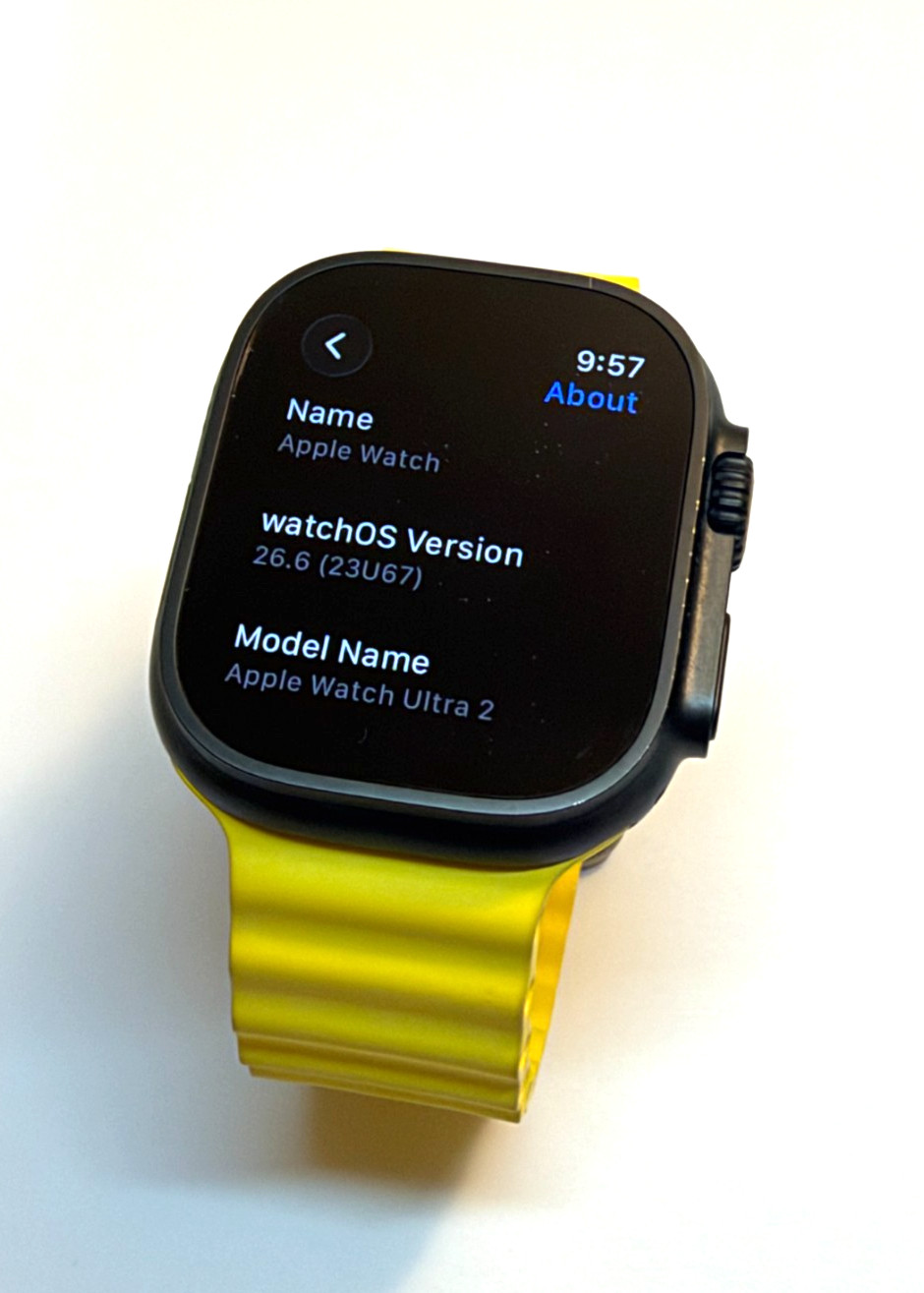 Apple Watch Ultra 2 49mm Black Titanium | 99% Battery | RARE Yellow Ocean Band
