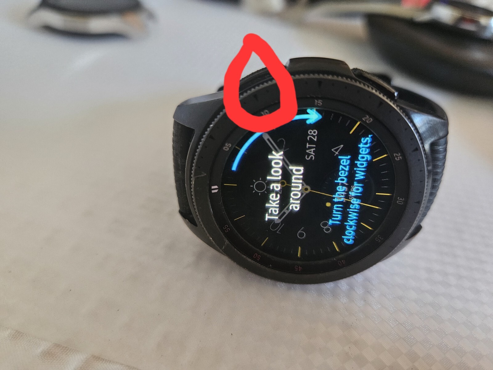 Samsung Galaxy Watch SM-R810 42mm Midnight Black Stainless Steel GPS. Read!!