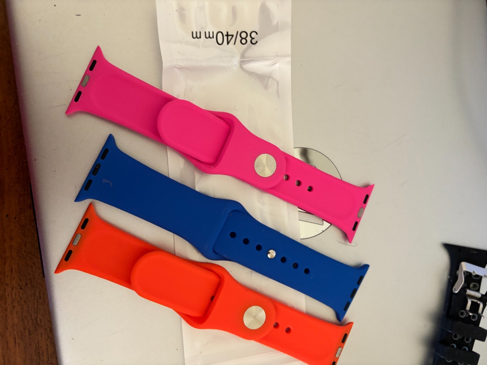 Apple watch 3 bands set various colors 38/40