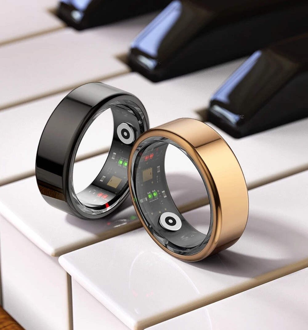 Lenovo Smart Ring: 5ATM Depth Waterproof Health & Sleep Monitoring Finger Ring w