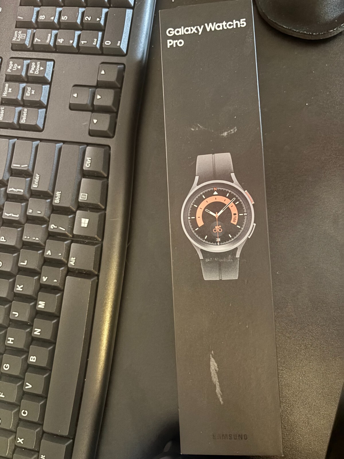 Samsung Galaxy Watch5 Pro SM-R920 45mm Titanium Case with D-Buckle Sport Band –