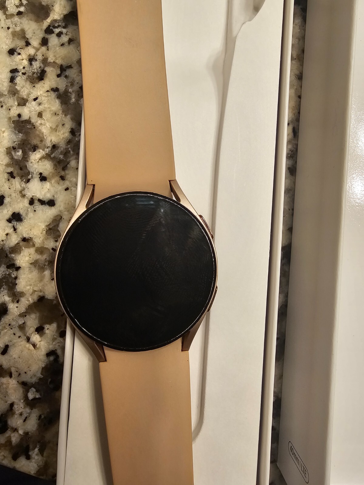 Samsung Galaxy Watch4 SM-R860 40mm Aluminum Case with Sport Band – Pink Gold…