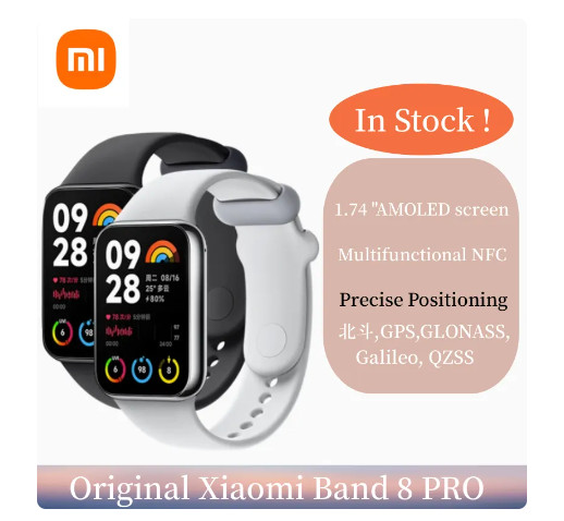 Xiaomi Mi Band 8 Pro CN Basic Version 1.74″ Screen Smart Bracelet Wristband 2023