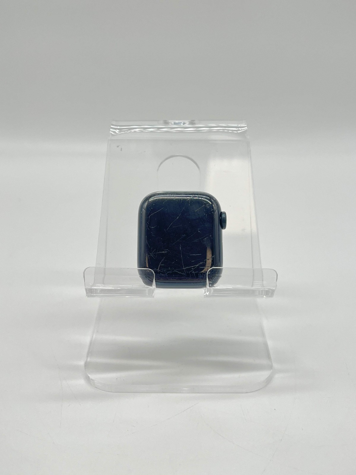 Apple Watch Series 7 A2473 41mm Aluminum Midnight GPS Heavy Scratches No Band
