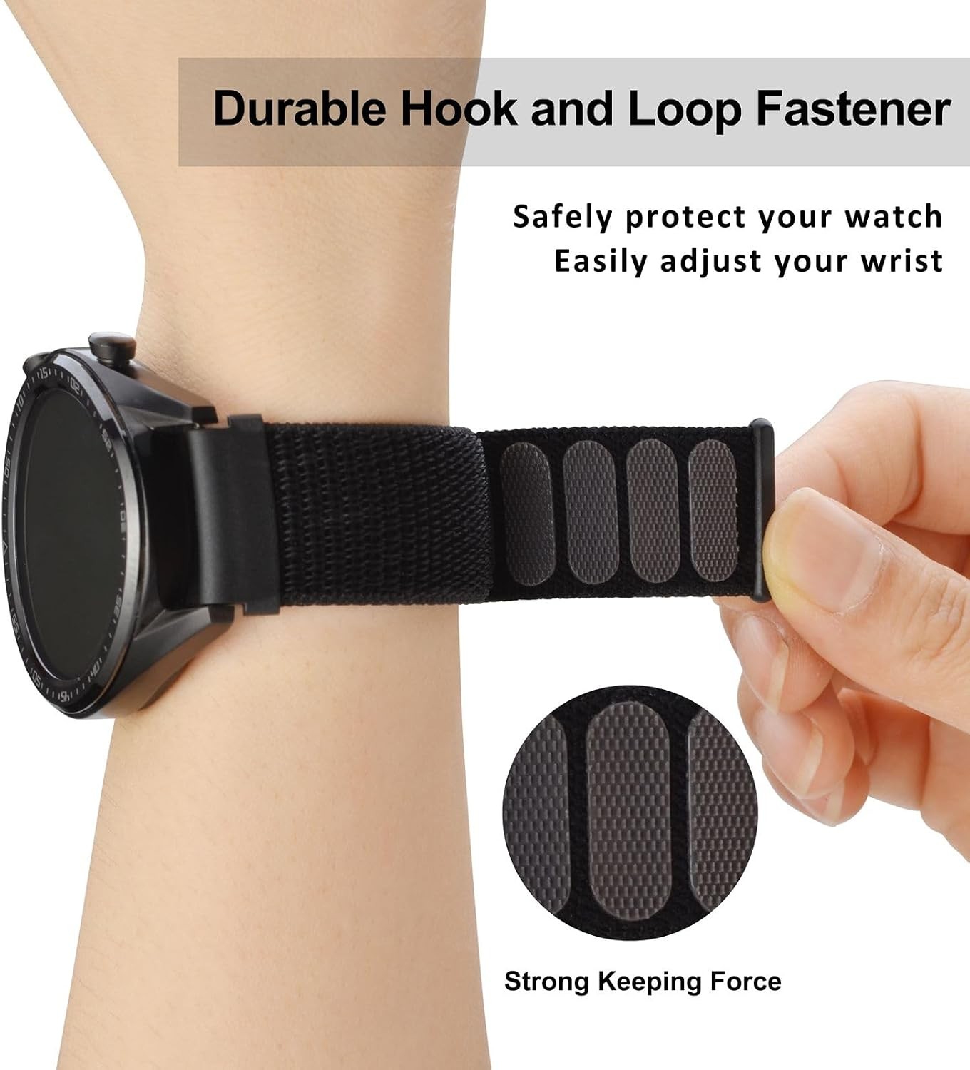 20mm Nylon Strap Compatible with Quick Release Sport Loop