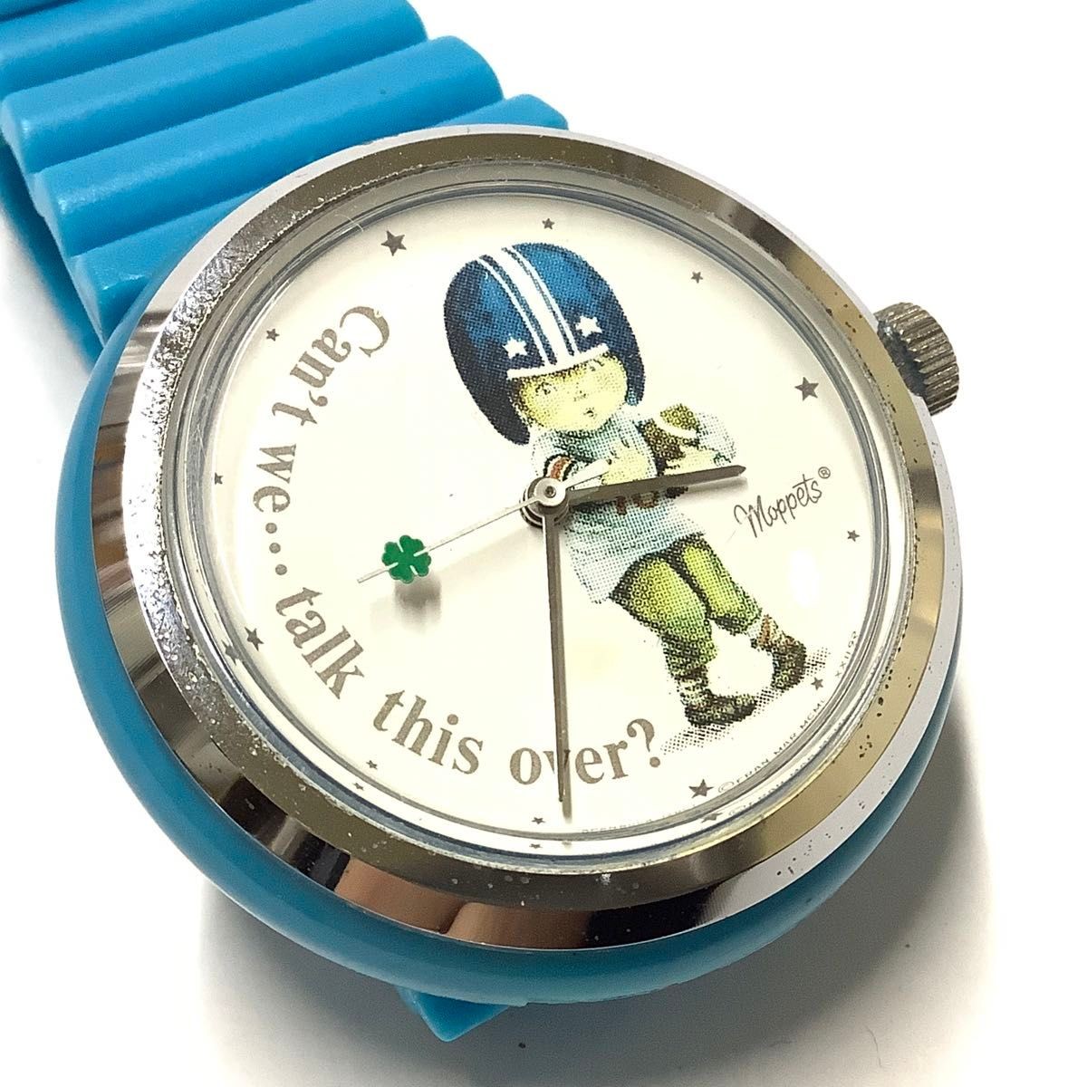 Vintage Seiko Moped Hand-Wound Rugby Boy Character Watch