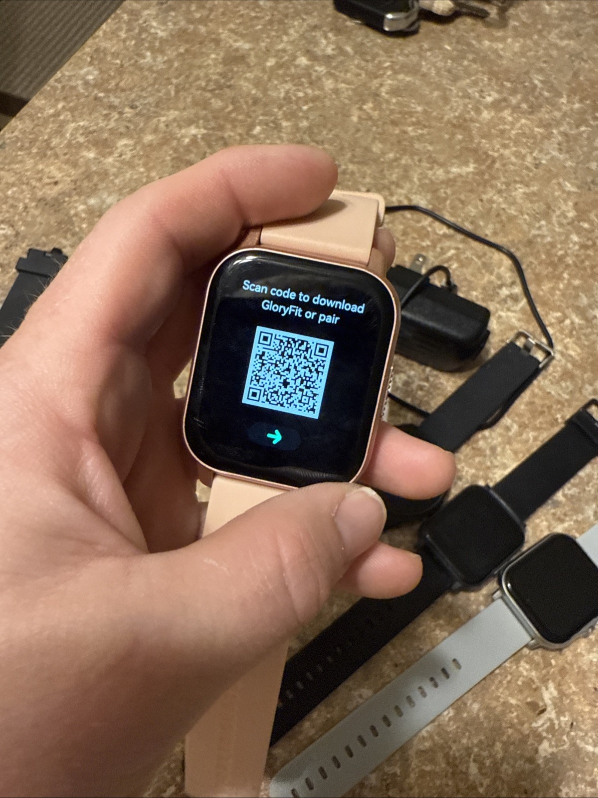 Lot of TESTED smart watches (unbranded)/unknown brand) Screens turn on
