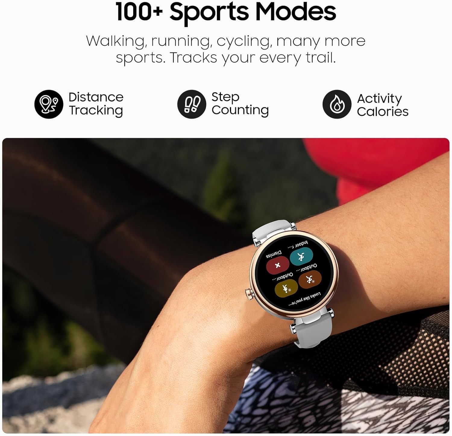 TOZO S8 AMOLED Smart Watch, 1.32″ HD Color Screen, Bluetooth Calls & Text Adults