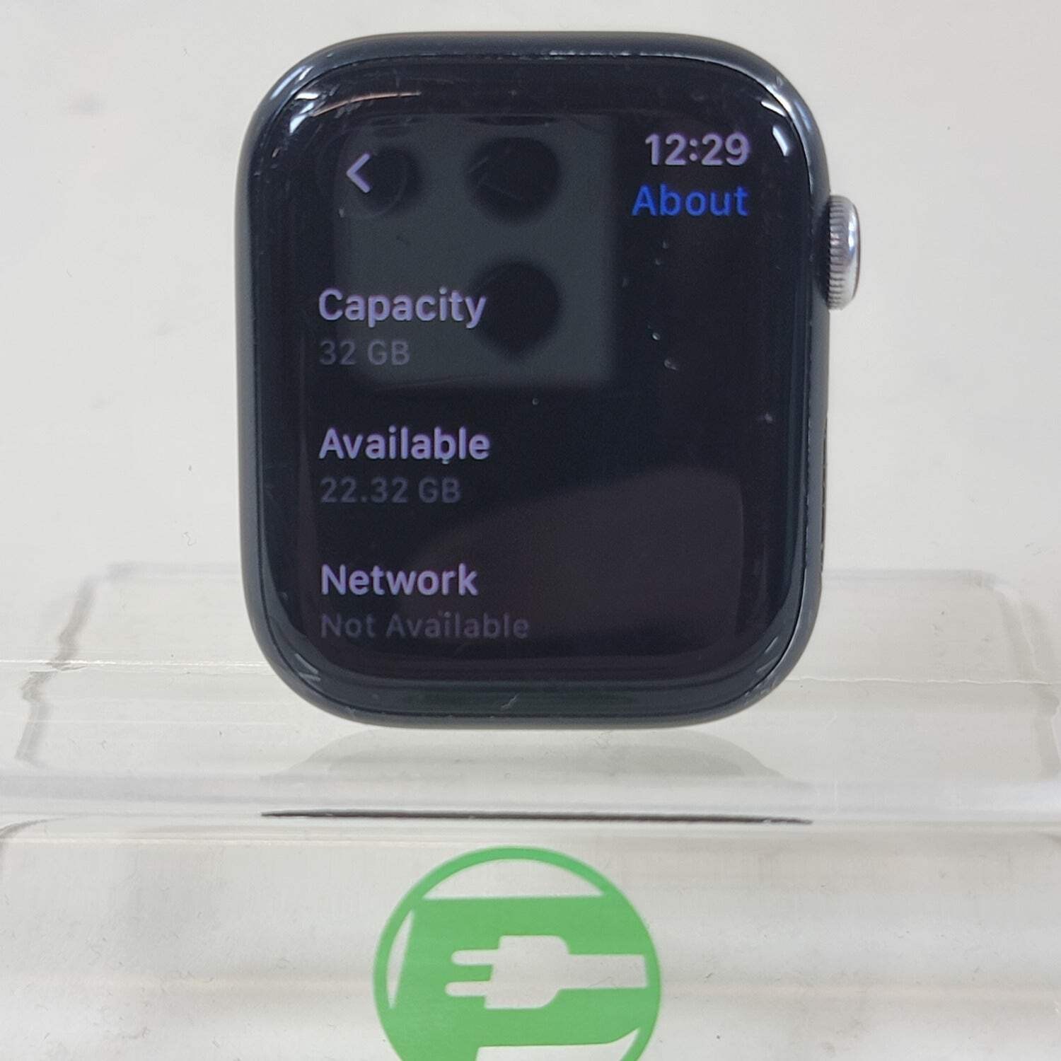 Broken Unlocked Apple Watch Series 7 45MM Aluminum MKJL3LL/A READ Face Only