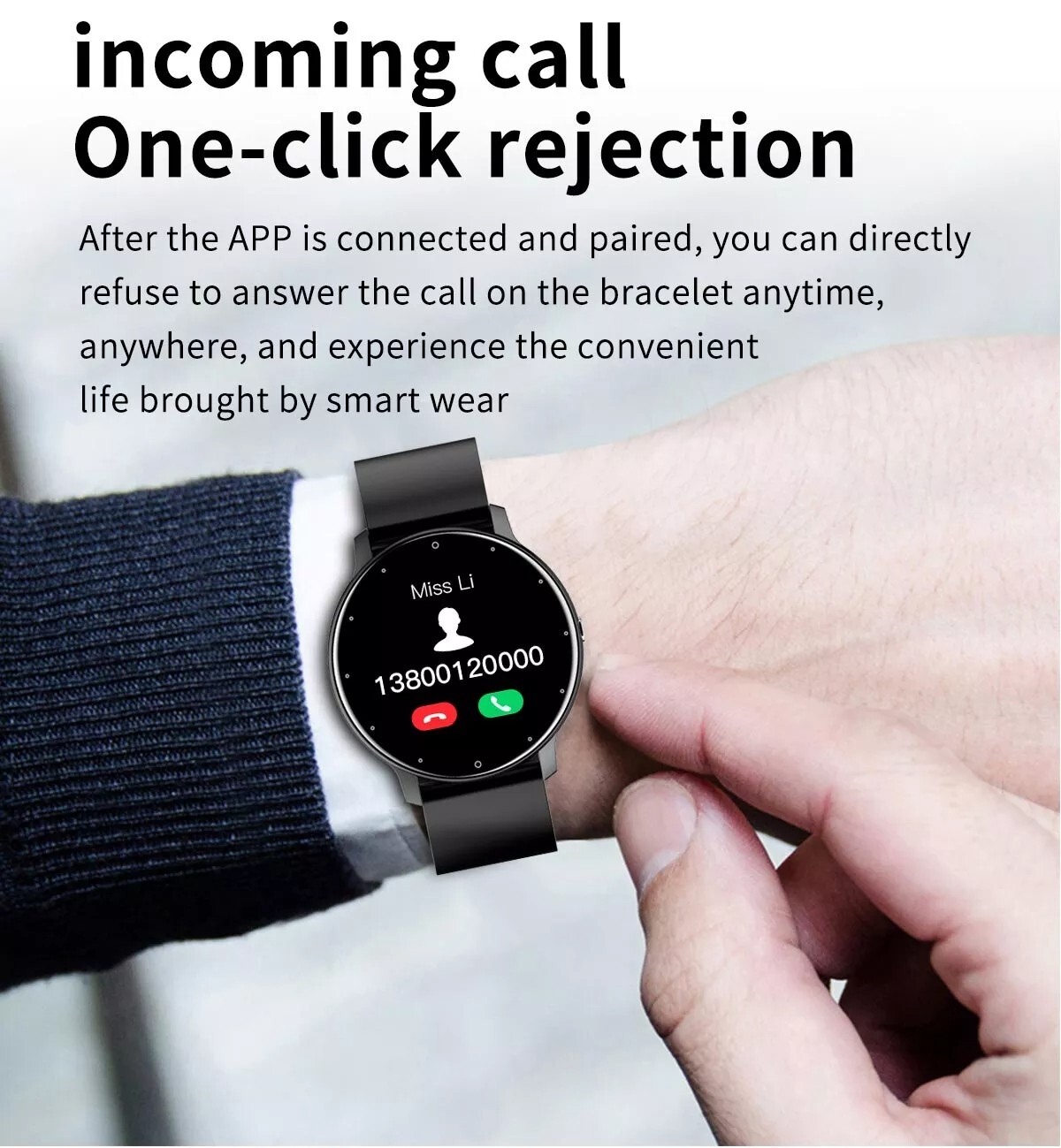 Smart Watch Blood Pressure Heart Rate Monitor Fitness Tracker For iOS Android
