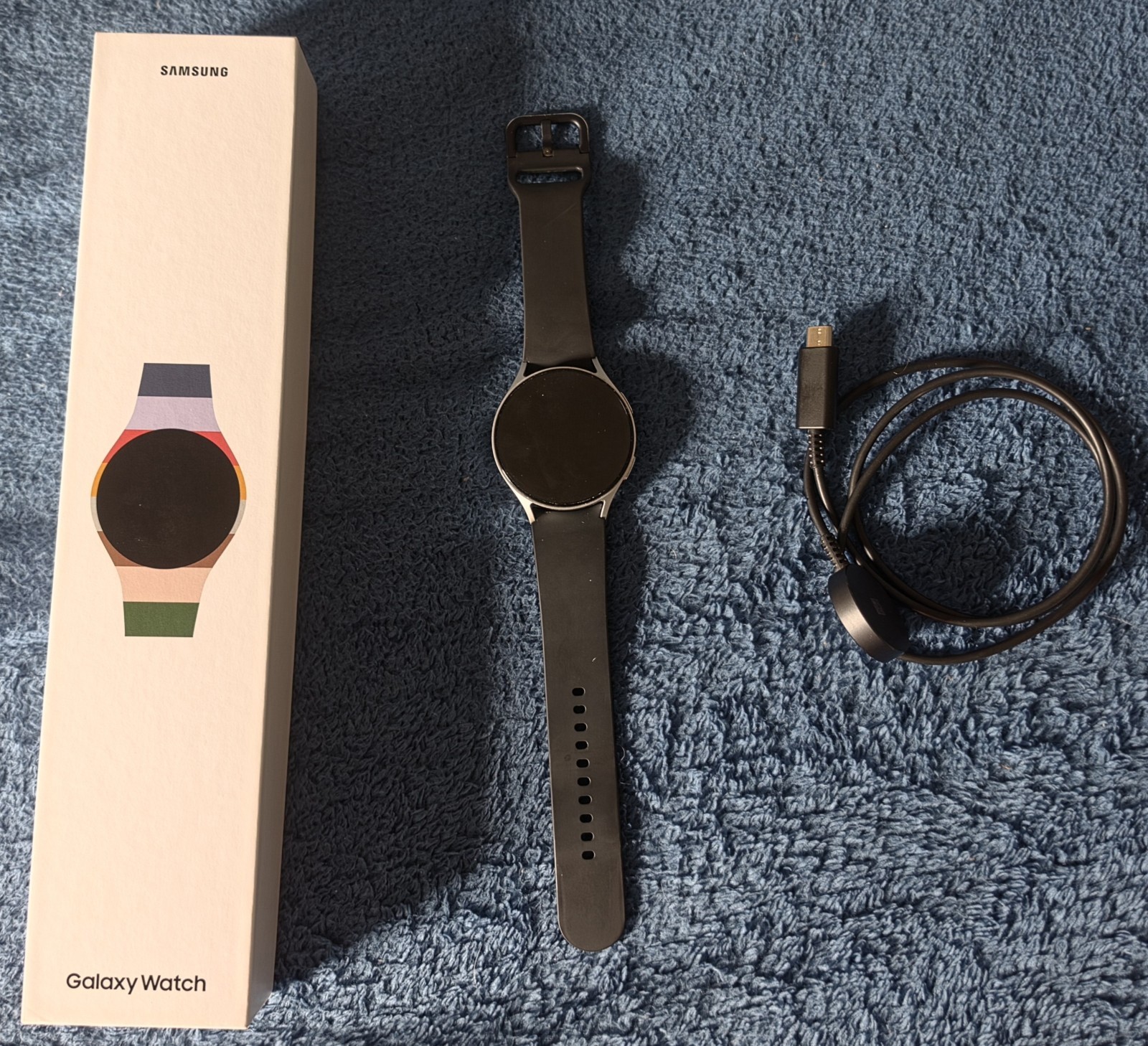 Samsung Galaxy Watch7 44mm SM-L310 Smartwatch Silver No Cracks Tested Working