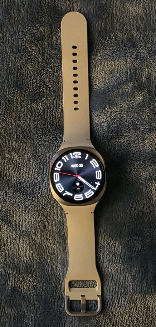 Samsung Galaxy Watch8 Classic 46mm Black Stainless Steel (GPS) w/ Band-Excellent