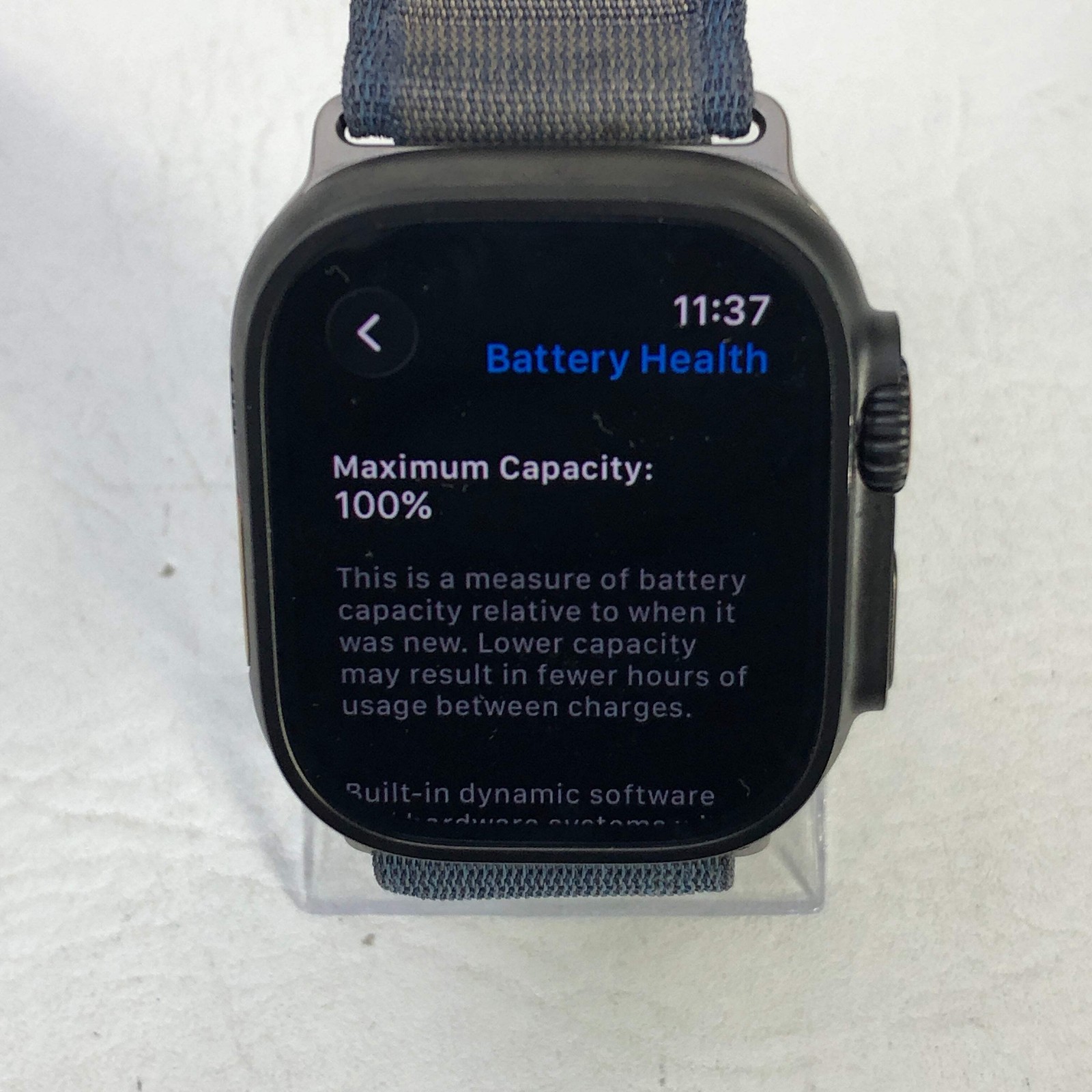 Unlocked Apple Watch Ultra 3 49MM Black Titanium Black Alpine Loop MF254LW/A