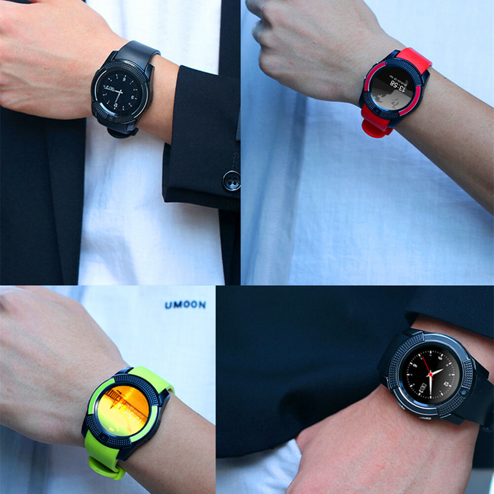 Smart Watch Camera SIM Card Slot Hands-free Call Reminder for Android Phones
