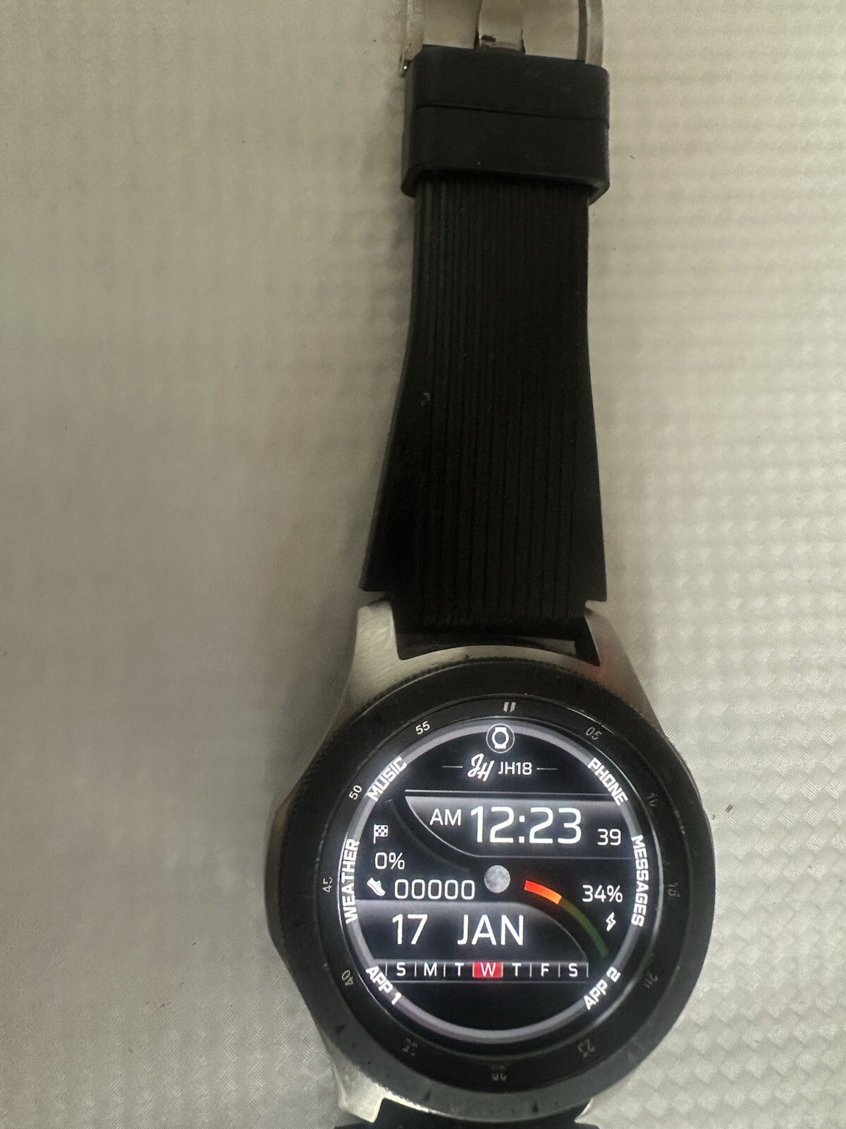 Samsung Galaxy Watch Smartwatch 46 mm Stainless Steel – Silver – SM-R800NZSAXAR