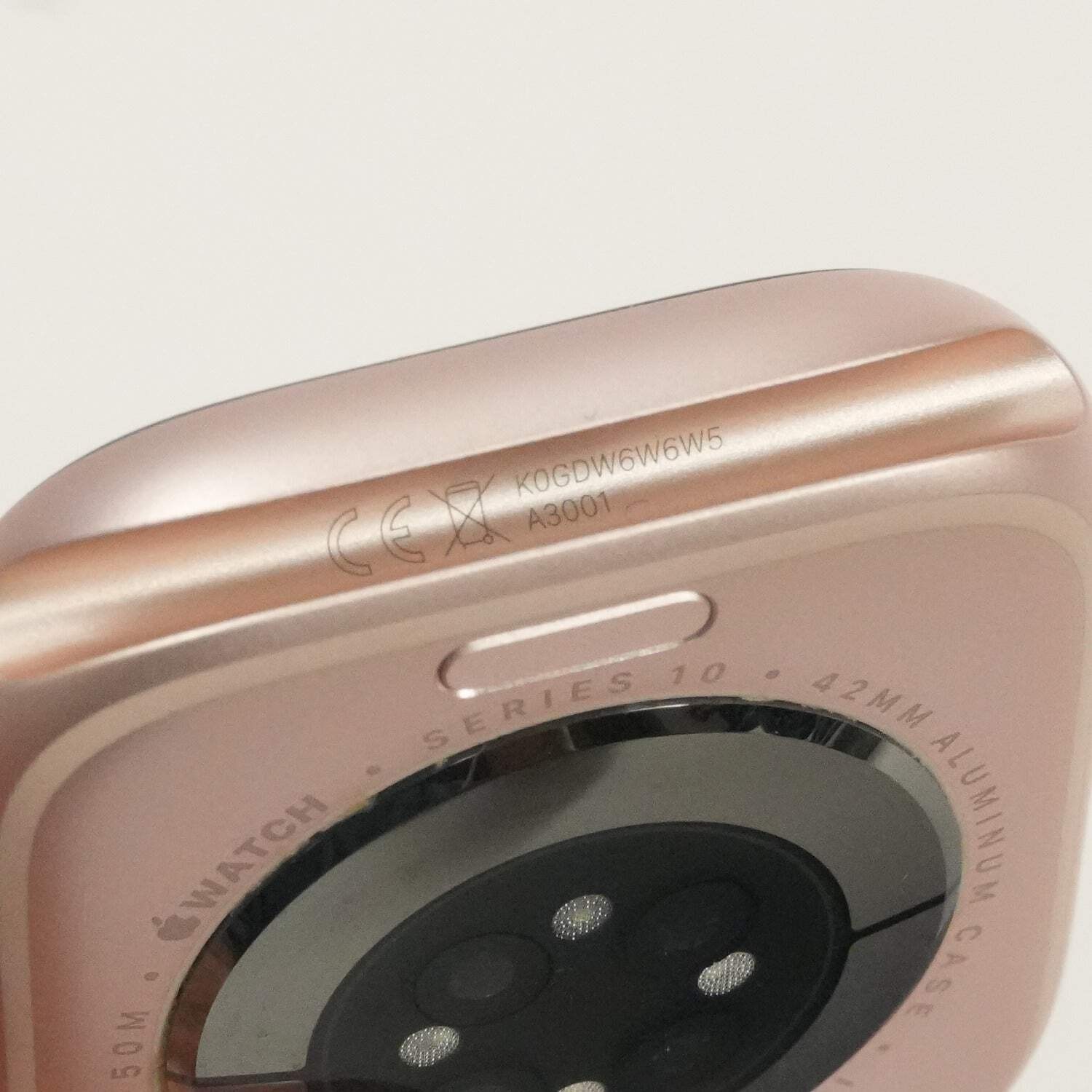 Unlocked Apple Watch Series 10 42MM Gold Aluminum Pink Sport Band