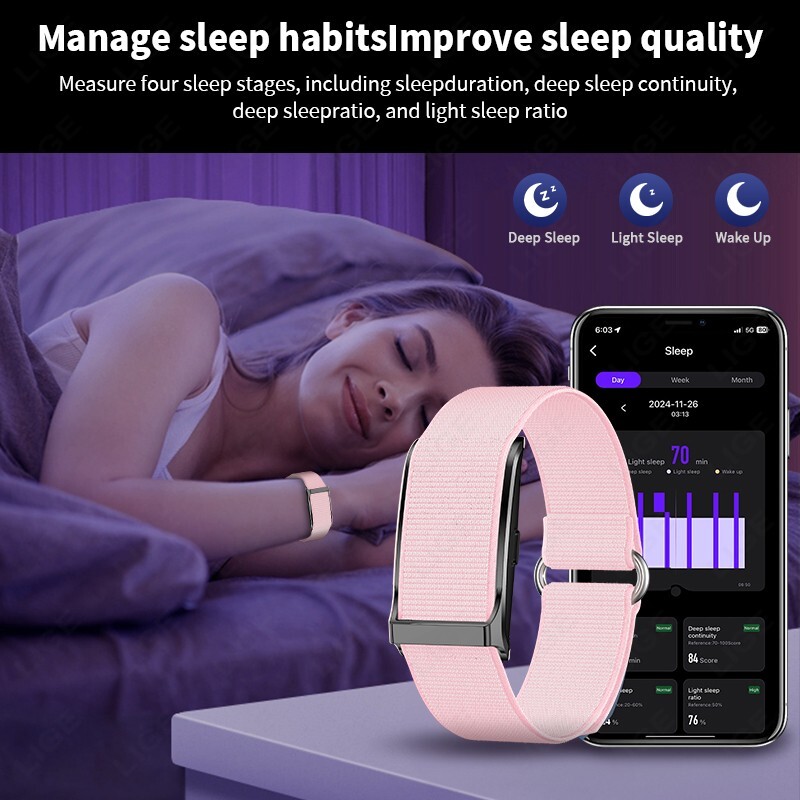 🔥Smart Watch For Women Ladies Wristwatch Fitness Tracker Heart Rate Waterproof