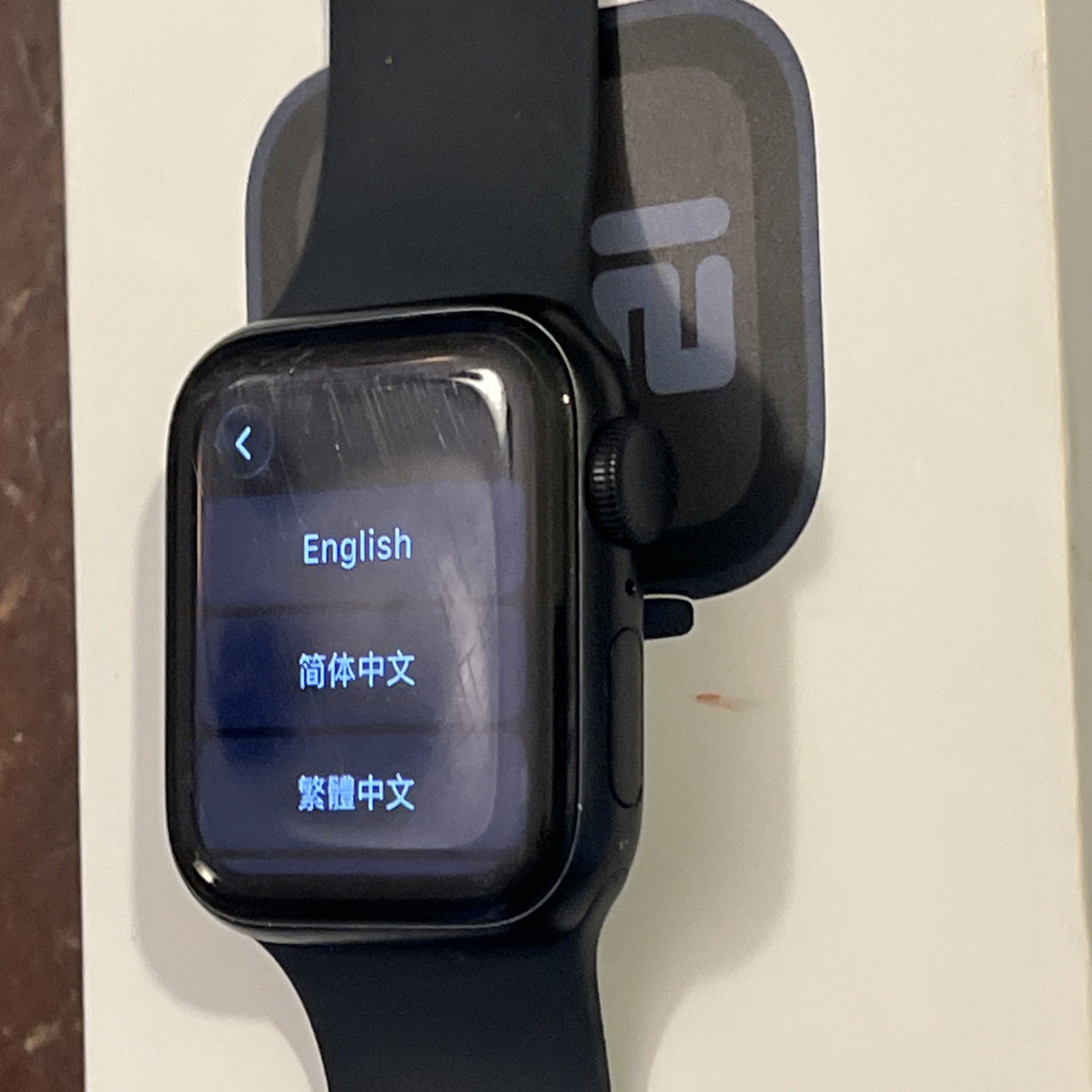 GPS Only Apple Watch SE 2nd Gen 40MM Midnight Aluminum Black Sport Band L24