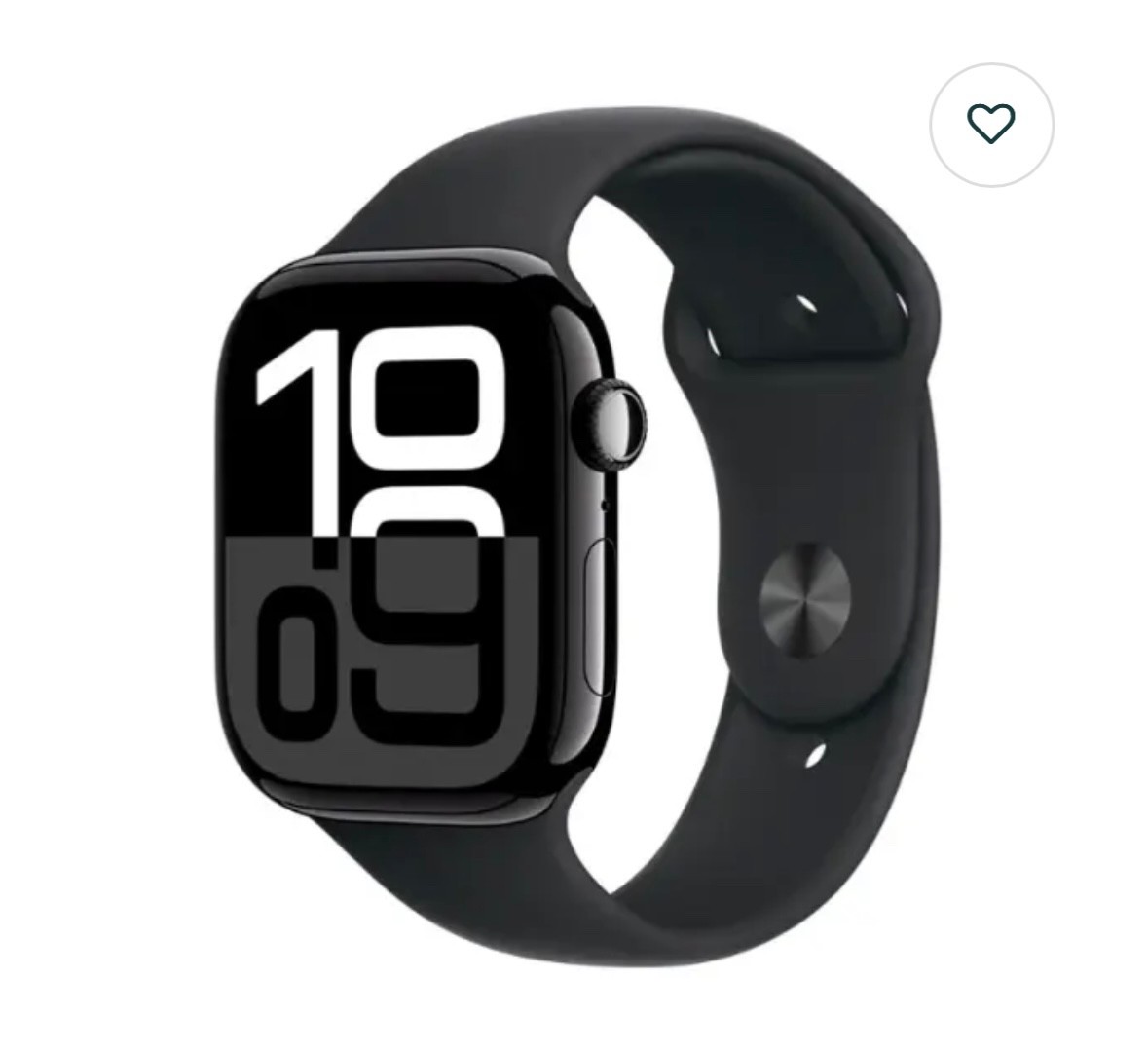 Apple Watch Series 10 (GPS) 46mm w Sport Band M/L Jet Black MWWQ3LW/A 2024 Model