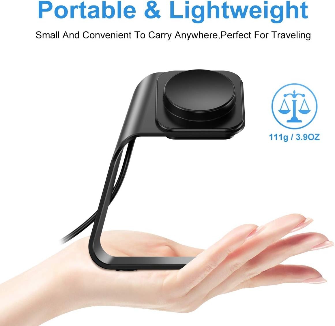 Charger Dock Compatible with Samsung Galaxy Watch 7/6/5 Pro/4/3/Active 2 Accesso