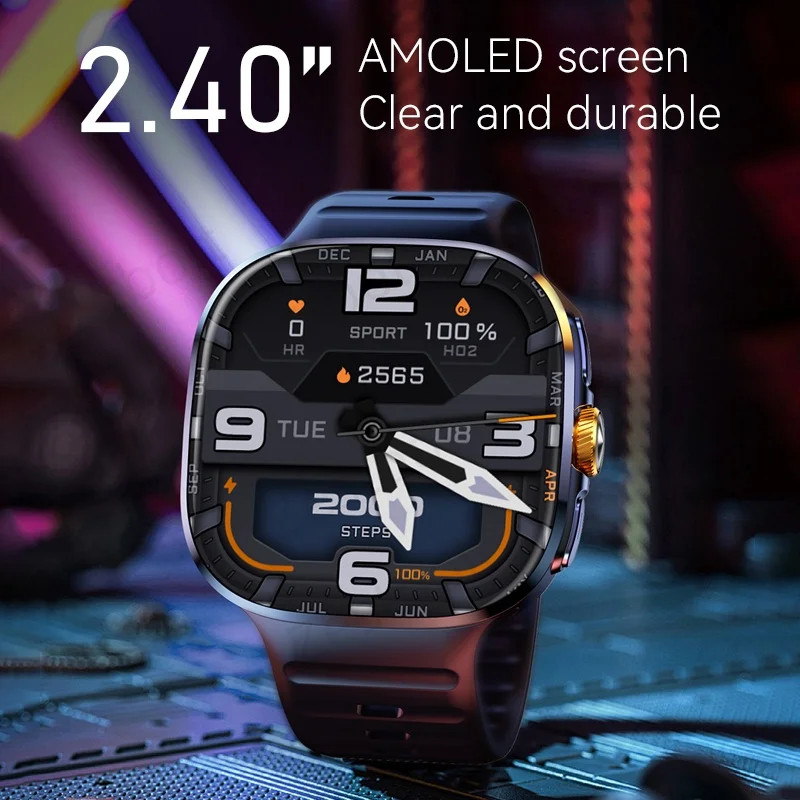 Zestbolt M99 Android Smart Watch 2.4in AMOLED Rotating Camera 2100mAh