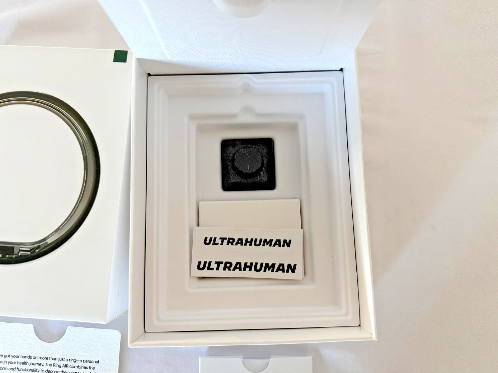 Ultrahuman Ring Air Smart Fitness Tracker Matt Grey Size 8 DOES NOT CONNECT